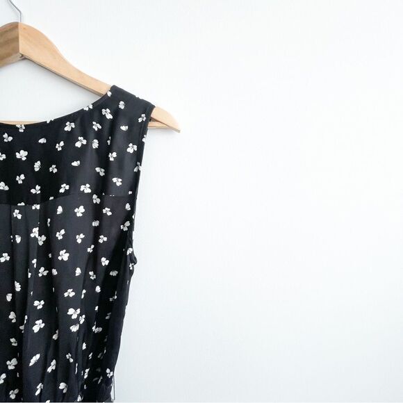 Part Two Jumpsuit Artwork Black Romper Elastic Waist Belted Womens EU 40 Pockets - Picture 10 of 10